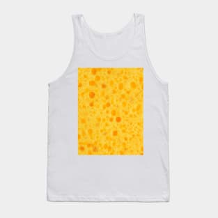 Yellow Sponge Foam Macro Photograph Tank Top